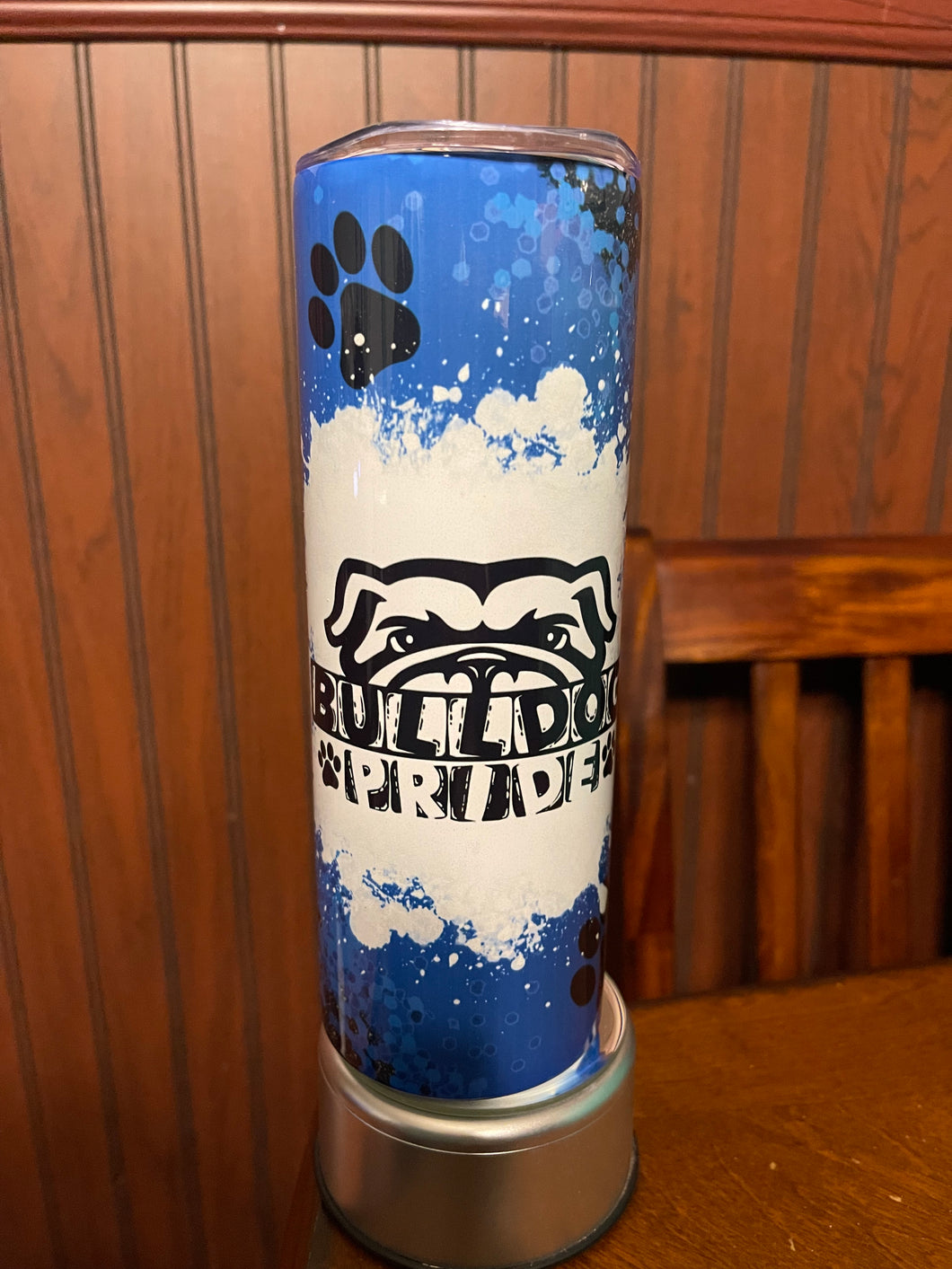 Bulldog pride tumbler