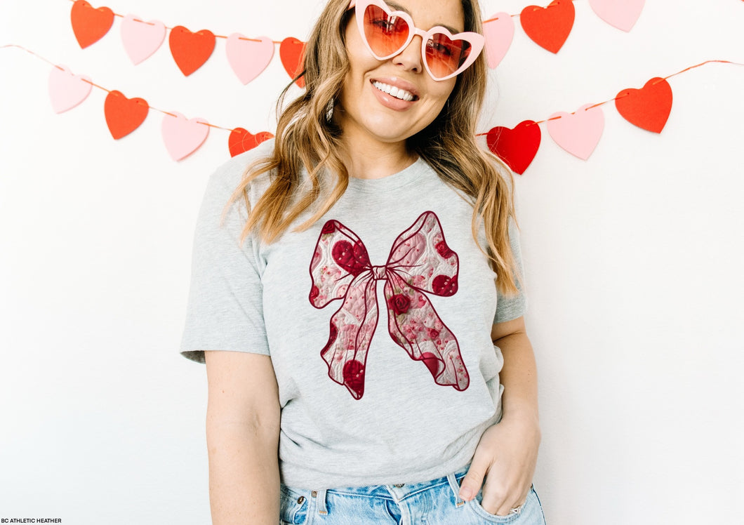 Quilted Bow Tee